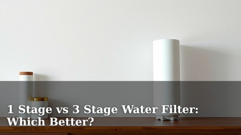 1 Stage vs 3 Stage Water Filter: Which Better?