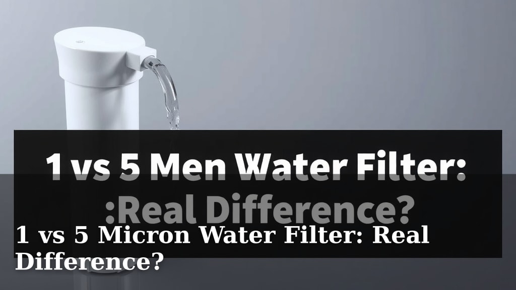 1 vs 5 Micron Water Filter: Real Difference?