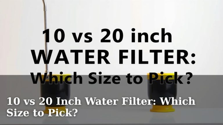10 vs 20 Inch Water Filter: Which Size to Pick?