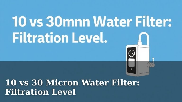 10 vs 30 Micron Water Filter: Filtration Level