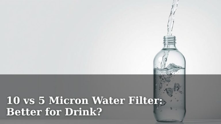 10 vs 5 Micron Water Filter: Better for Drink?