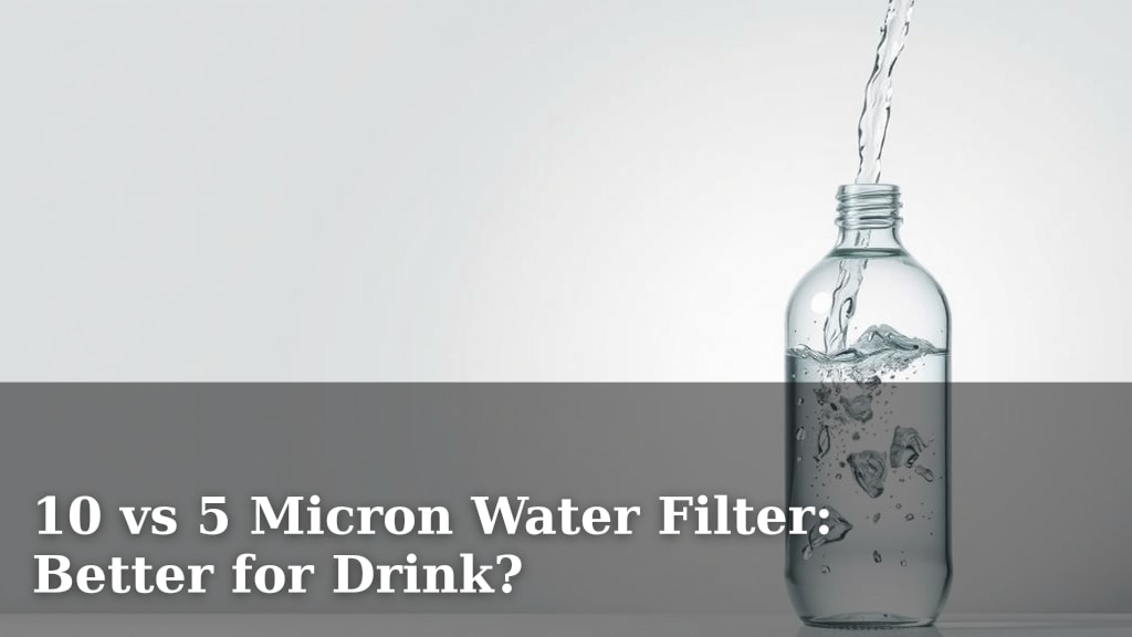 10 vs 5 Micron Water Filter: Better for Drink?