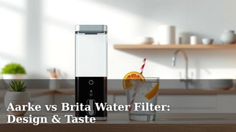 Aarke vs Brita Water Filter: Design & Taste