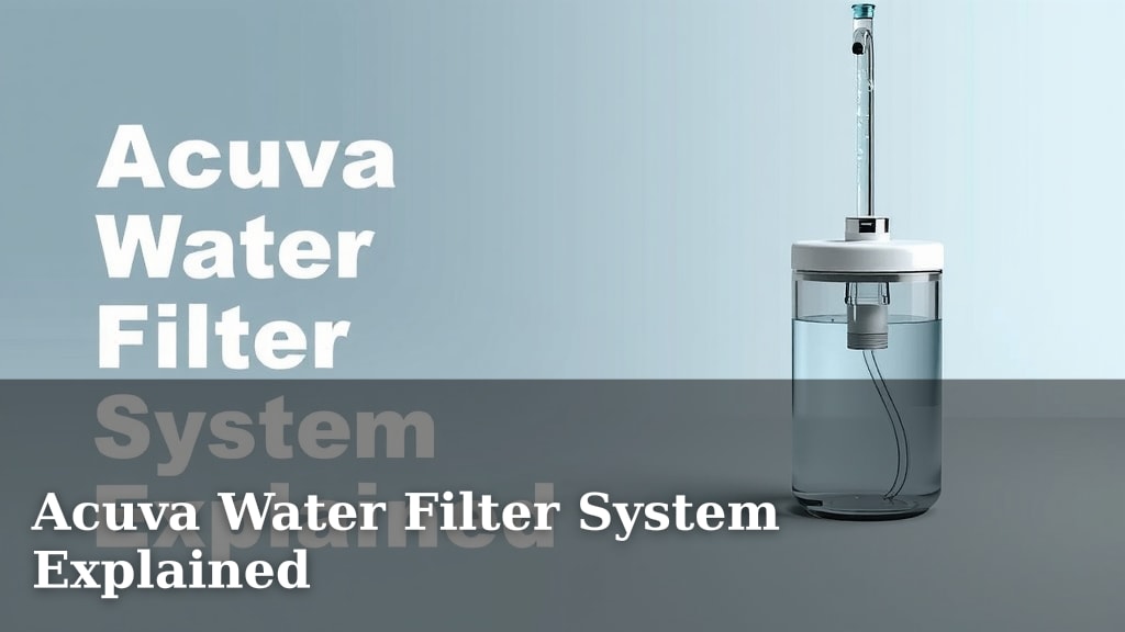Acuva Water Filter System Explained