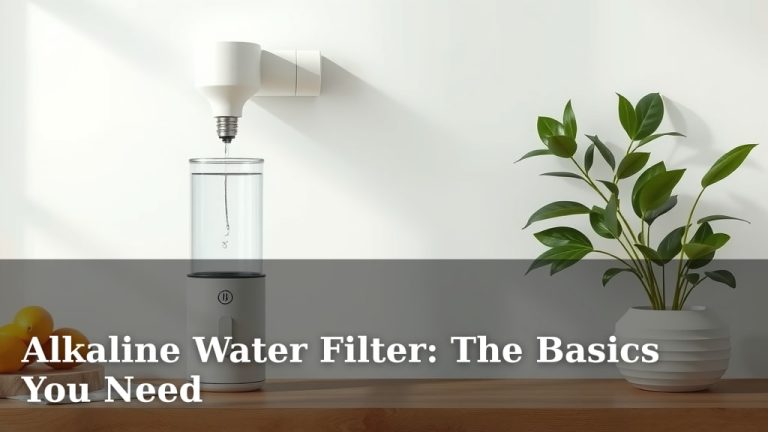 Alkaline Water Filter: The Basics You Need