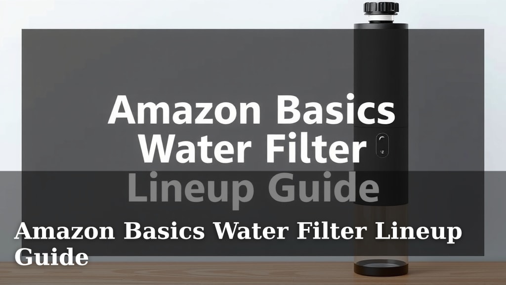 Amazon Basics Water Filter Lineup Guide