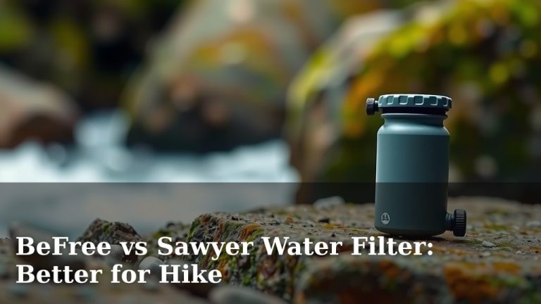 BeFree vs Sawyer Water Filter: Better for Hike