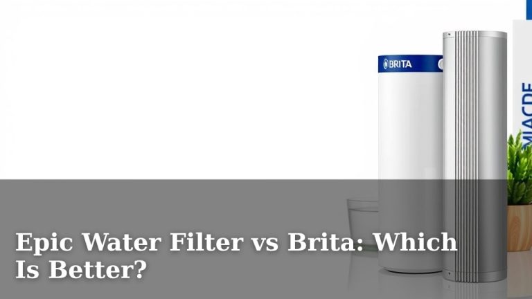 Epic Water Filter vs Brita: Which Is Better?