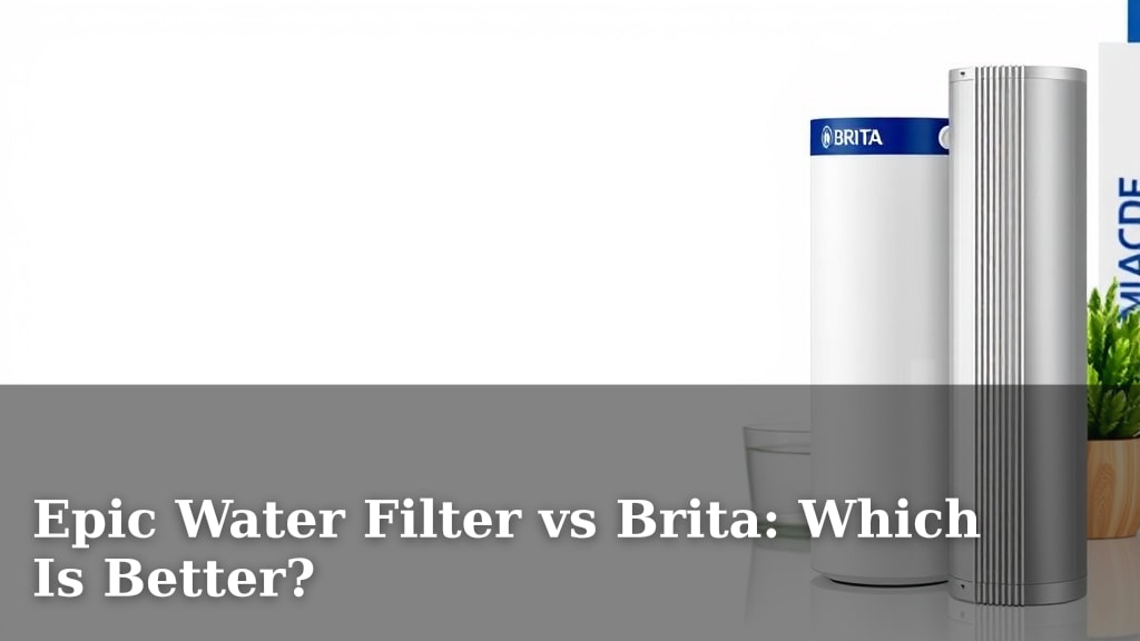 Epic Water Filter vs Brita: Which Is Better?