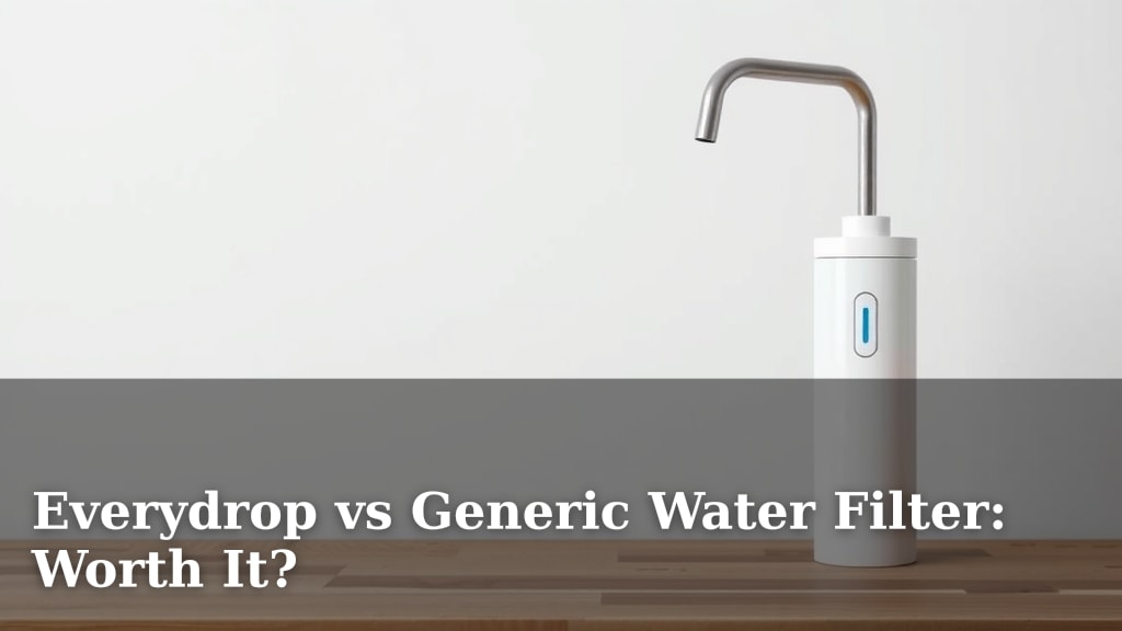 Everydrop vs Generic Water Filter: Worth It?