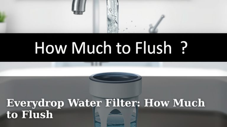 Everydrop Water Filter: How Much to Flush