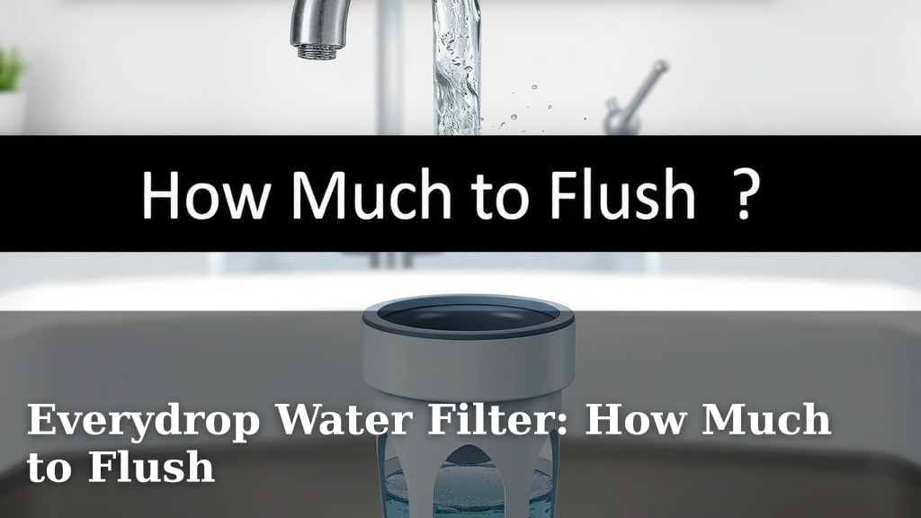 Everydrop Water Filter: How Much to Flush
