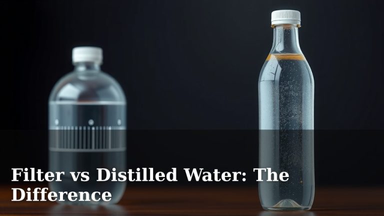 Filter vs Distilled Water: The Difference