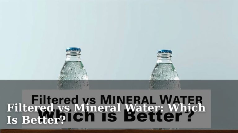 Filtered vs Mineral Water: Which Is Better?