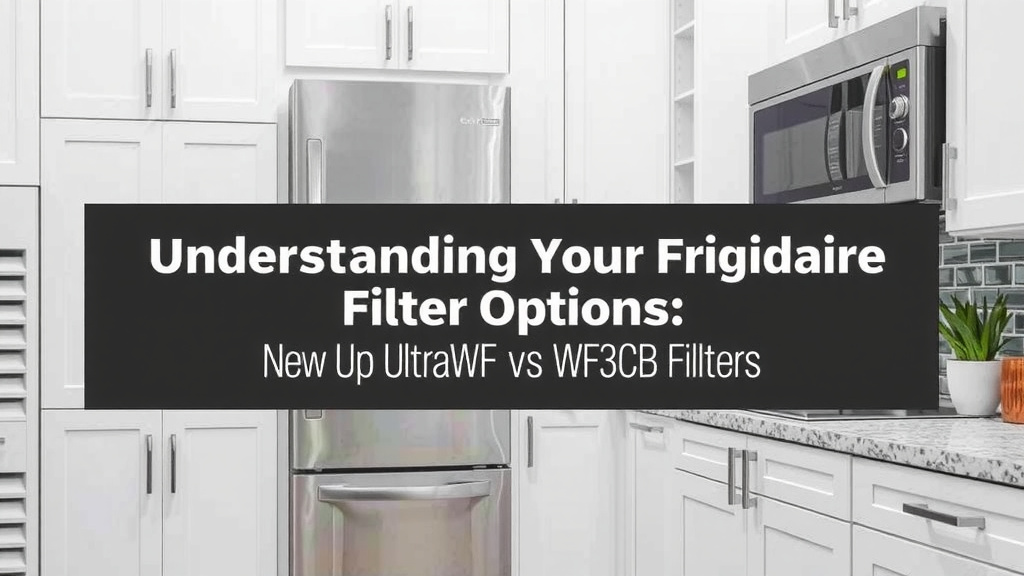 Understanding Your Frigidaire Filter Options