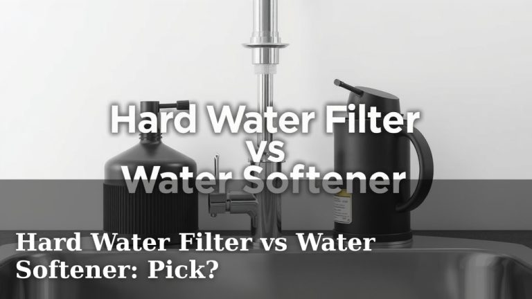 Hard Water Filter vs Water Softener: Pick?