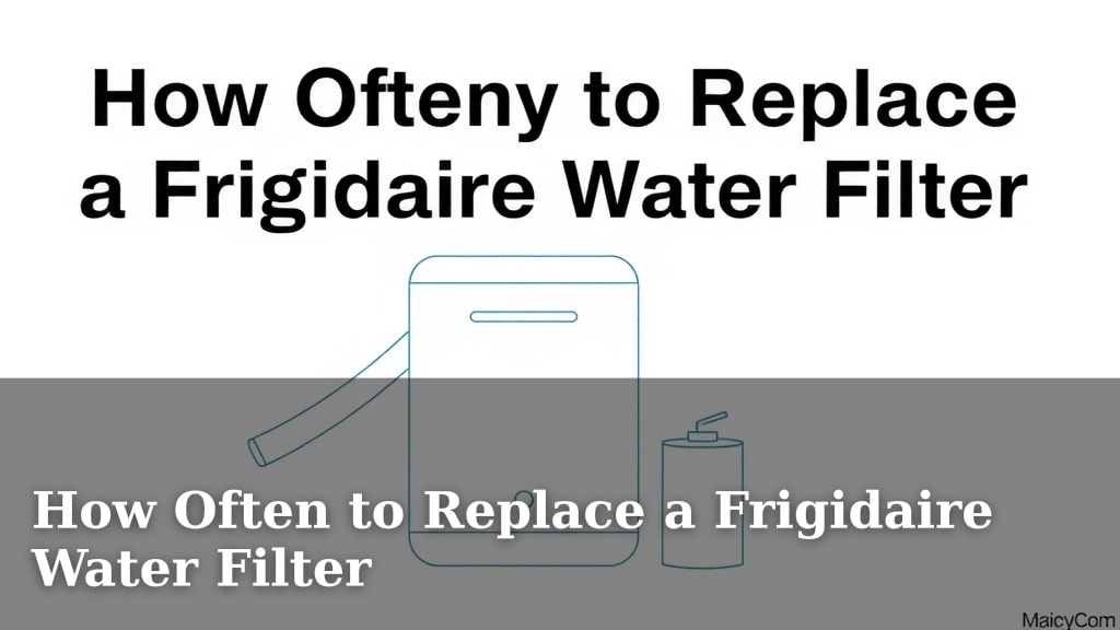 How Often to Replace a Frigidaire Water Filter