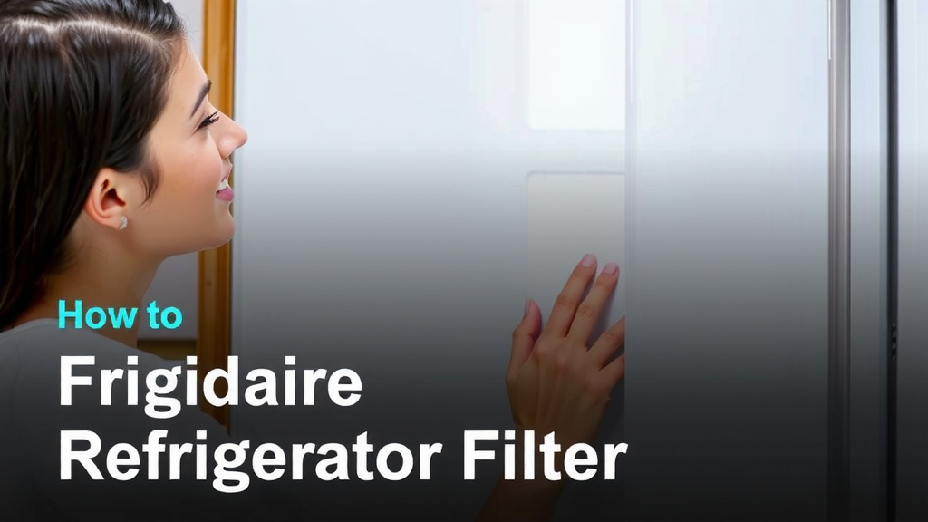 Your Guide to Swapping Out Your Frigidaire Water Filter