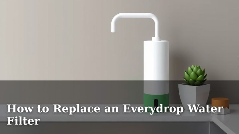 How to Replace an Everydrop Water Filter
