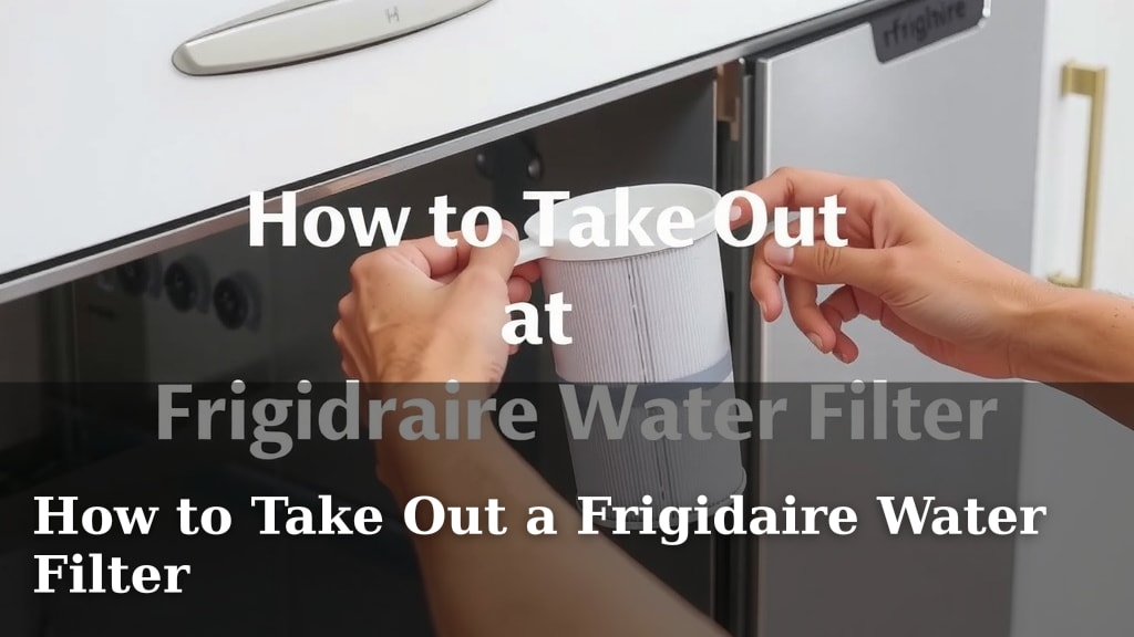 How to Take Out a Frigidaire Water Filter