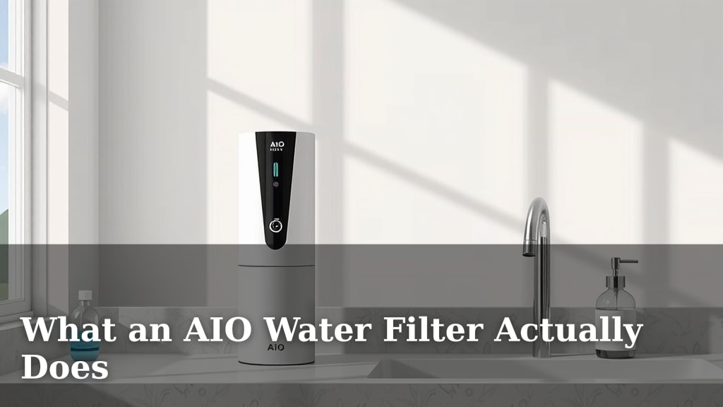 What an AIO Water Filter Actually Does
