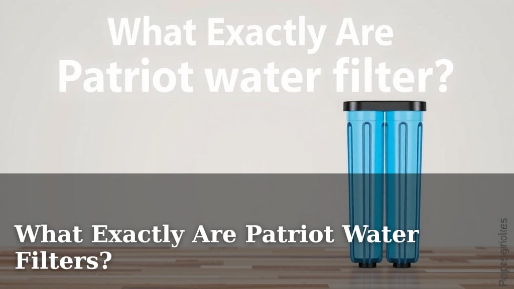 What Exactly Are Patriot Water Filters?
