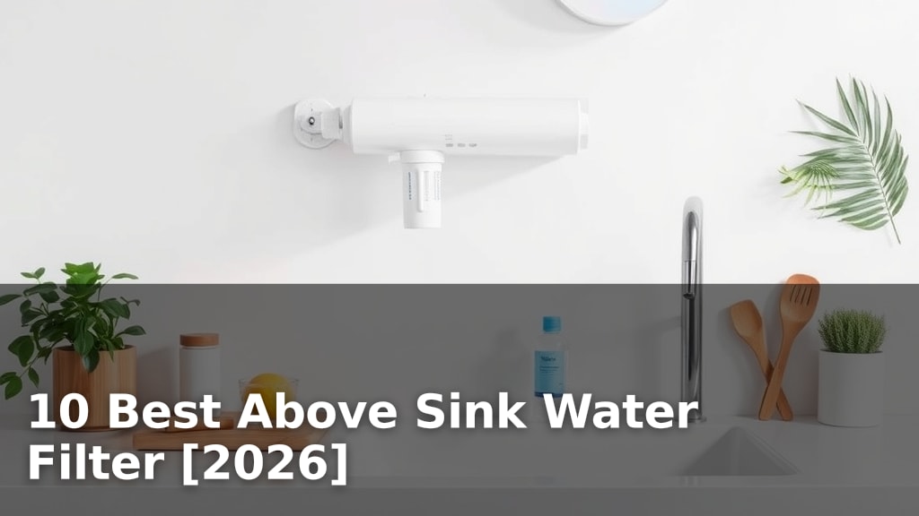 10 Best Above Sink Water Filter [2026]