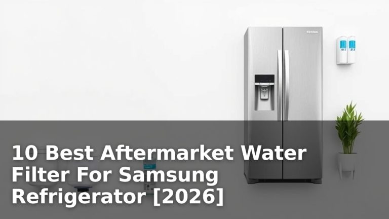 10 Best Aftermarket Water Filter For Samsung Refrigerator [2026]