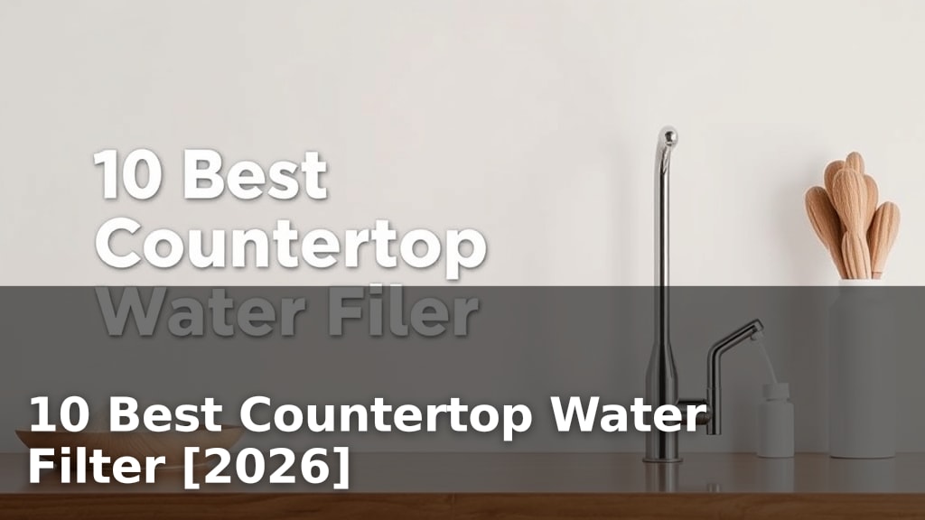 10 Best Countertop Water Filter [2026]