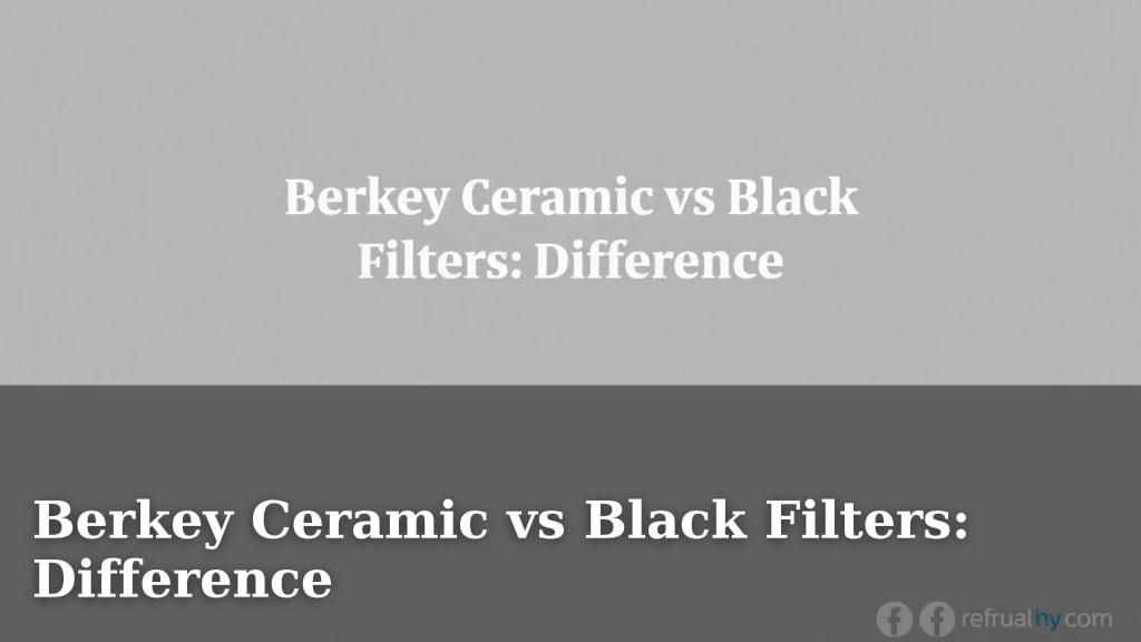 Berkey Ceramic vs Black Filters: Difference