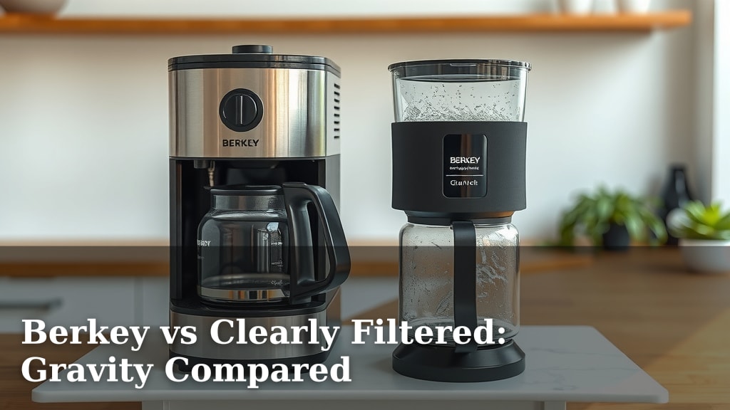 Berkey vs Clearly Filtered: Gravity Compared