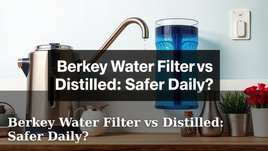 Berkey Water Filter vs Distilled: Safer Daily?