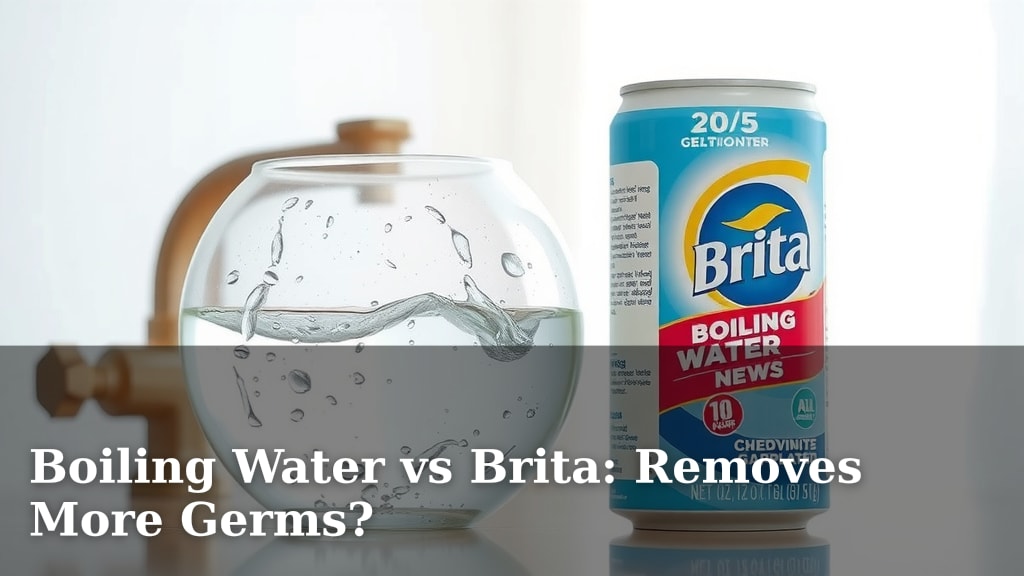 Boiling Water vs Brita: Removes More Germs?