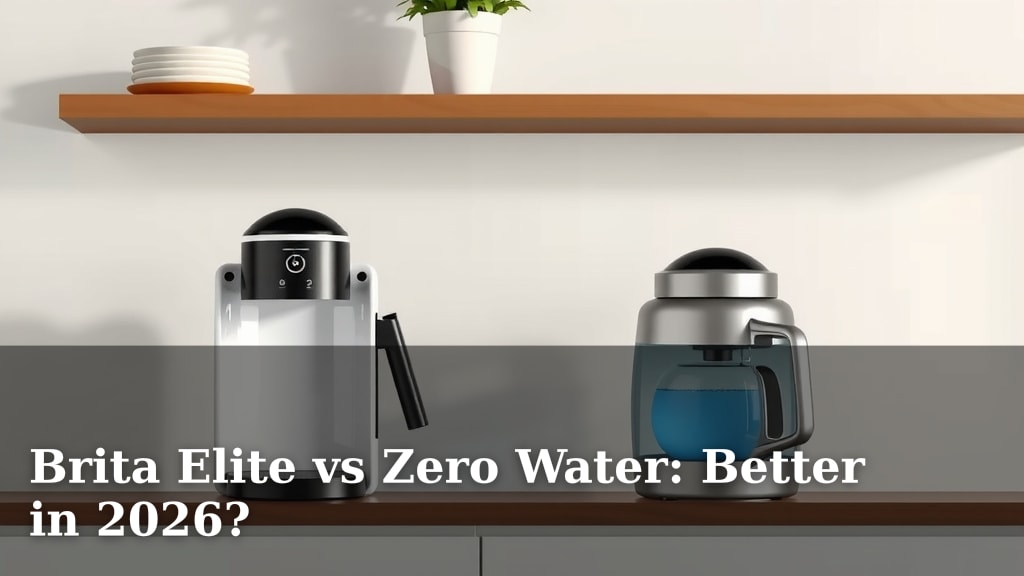 Brita Elite vs Zero Water: Better in 2026?