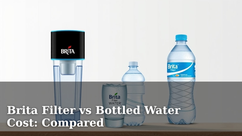 Brita Filter vs Bottled Water Cost: Compared