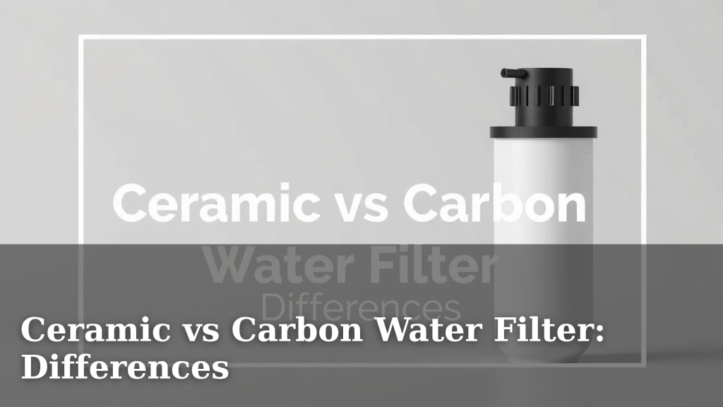 Ceramic vs Carbon Water Filter: Differences