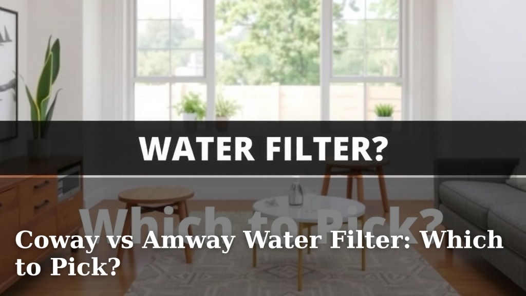 Coway vs Amway Water Filter: Which to Pick?