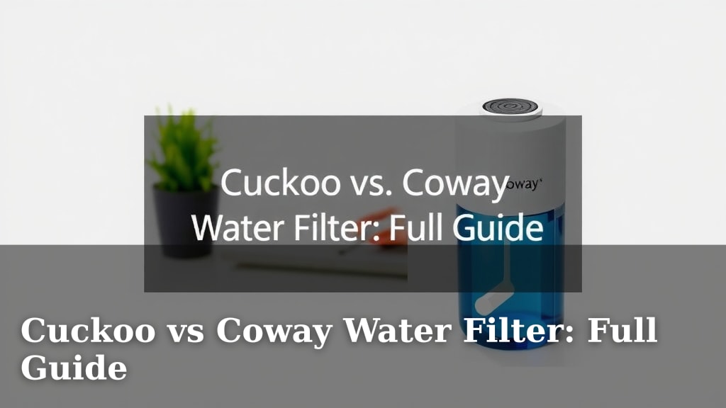 Cuckoo vs Coway Water Filter: Full Guide