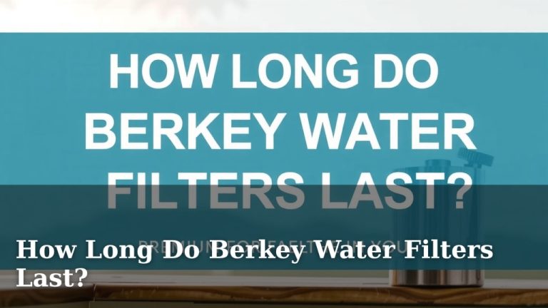 How Long Do Berkey Water Filters Last?