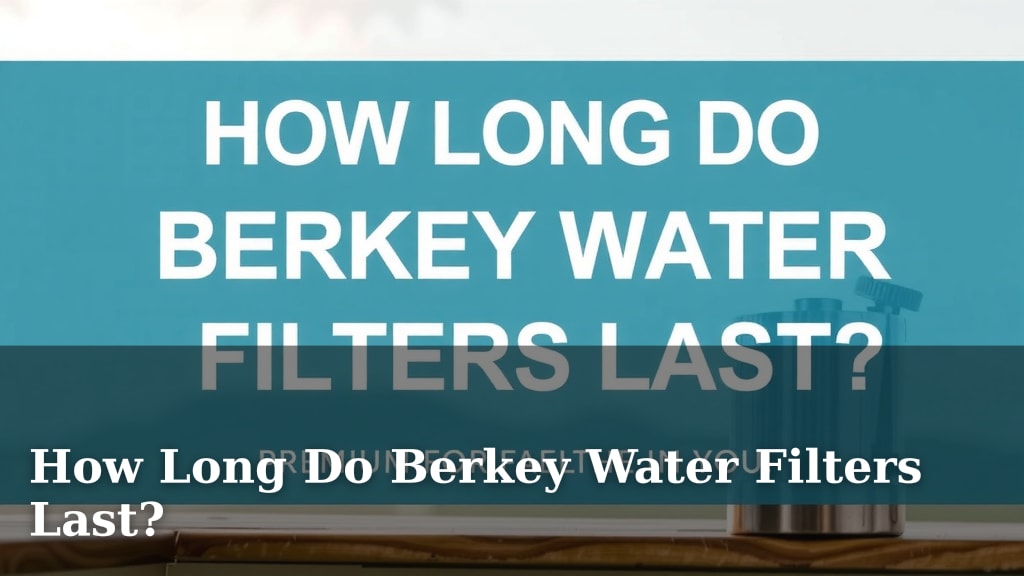 How Long Do Berkey Water Filters Last?