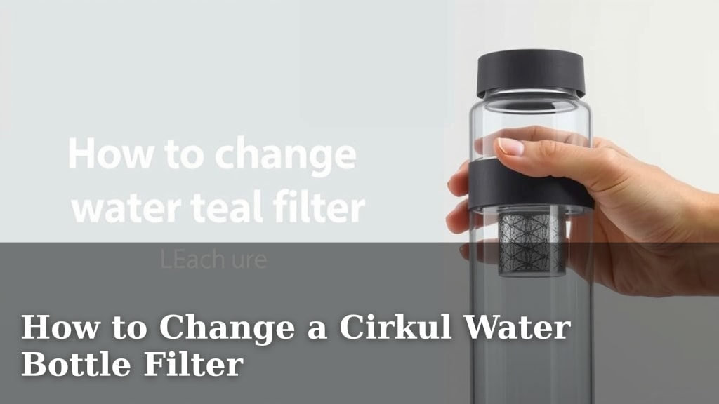 How to Change a Cirkul Water Bottle Filter