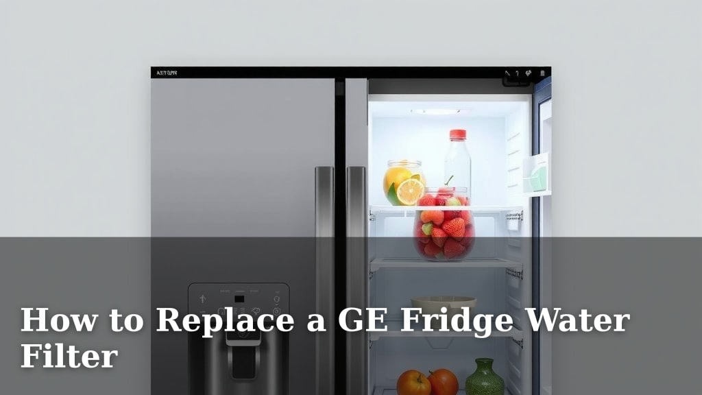 How to Replace a GE Fridge Water Filter