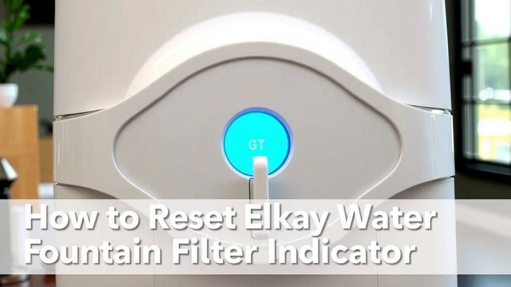 Resetting Your Elkay Water Fountain Filter Indicator