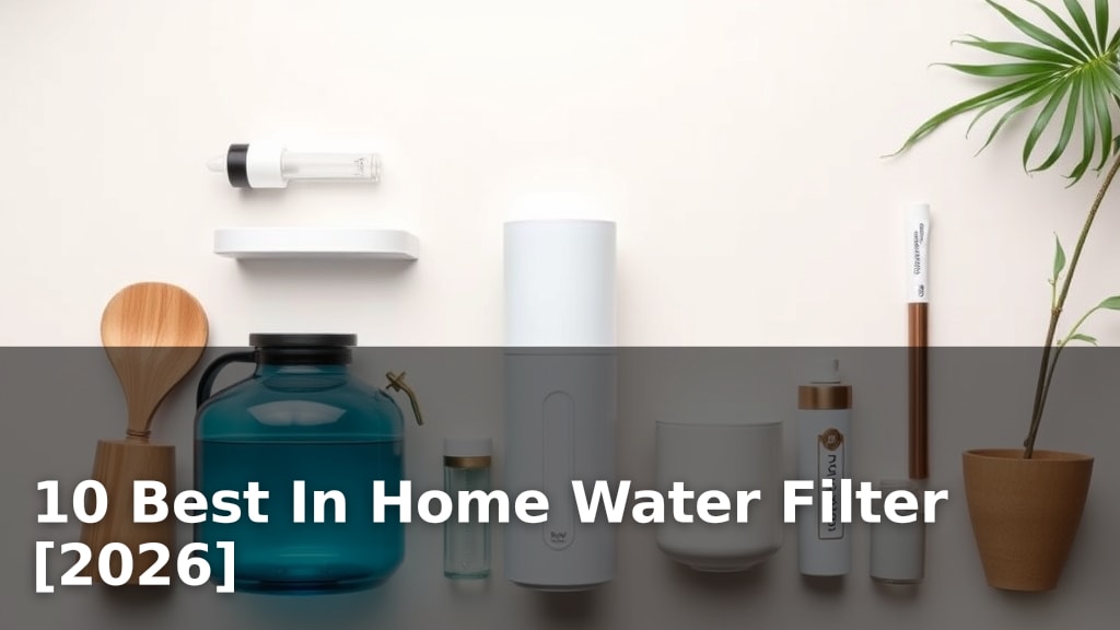 10 Best In Home Water Filter [2026]