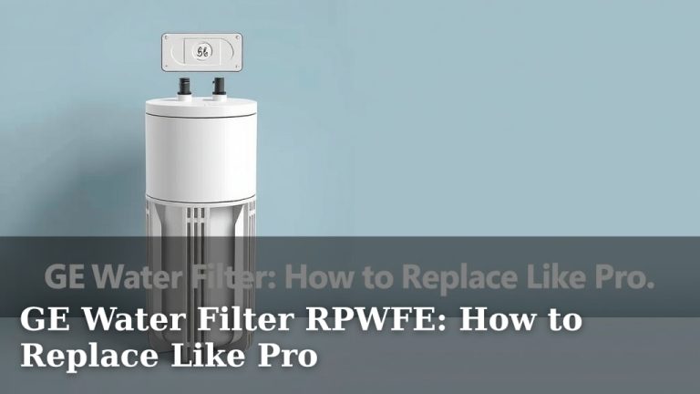 GE Water Filter RPWFE: How to Replace Like Pro