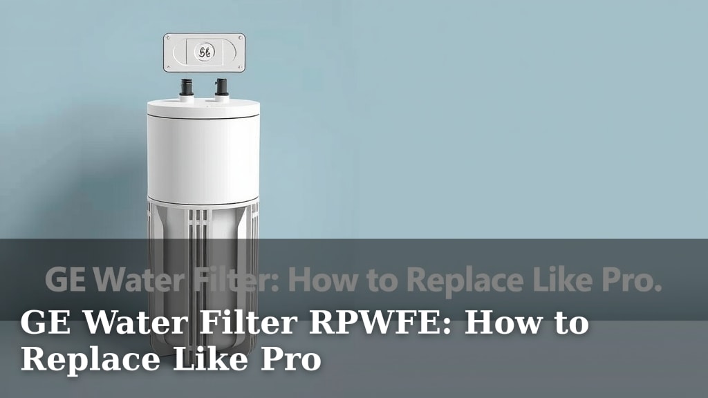 GE Water Filter RPWFE: How to Replace Like Pro