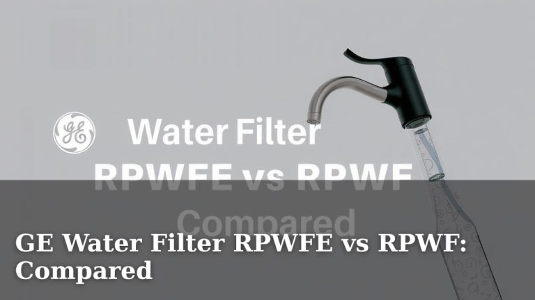 GE Water Filter RPWFE vs RPWF: Compared