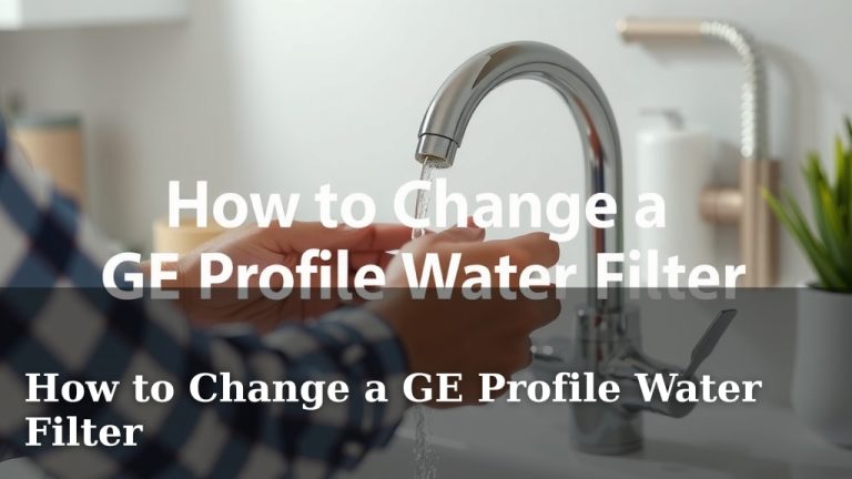 How to Change a GE Profile Water Filter