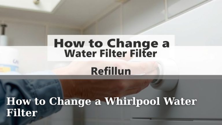 How to Change a Whirlpool Water Filter