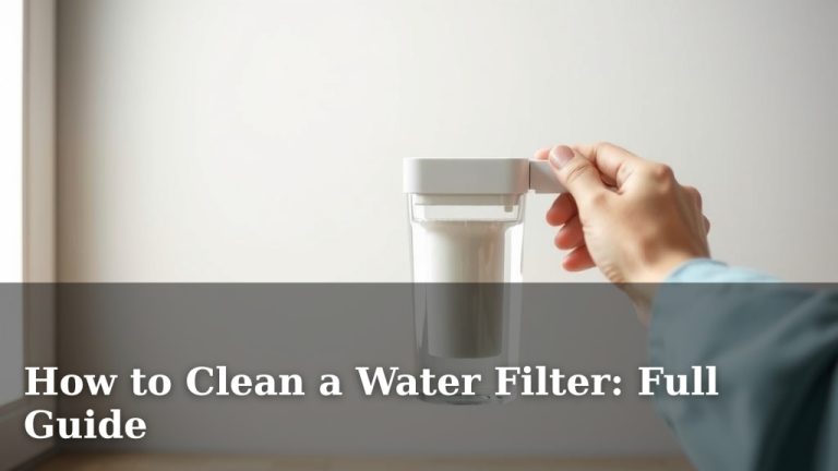 How to Clean a Water Filter: Full Guide